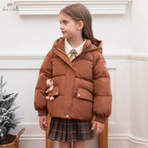 Girls Padded Down Jacket – Thick Warm Outerwear